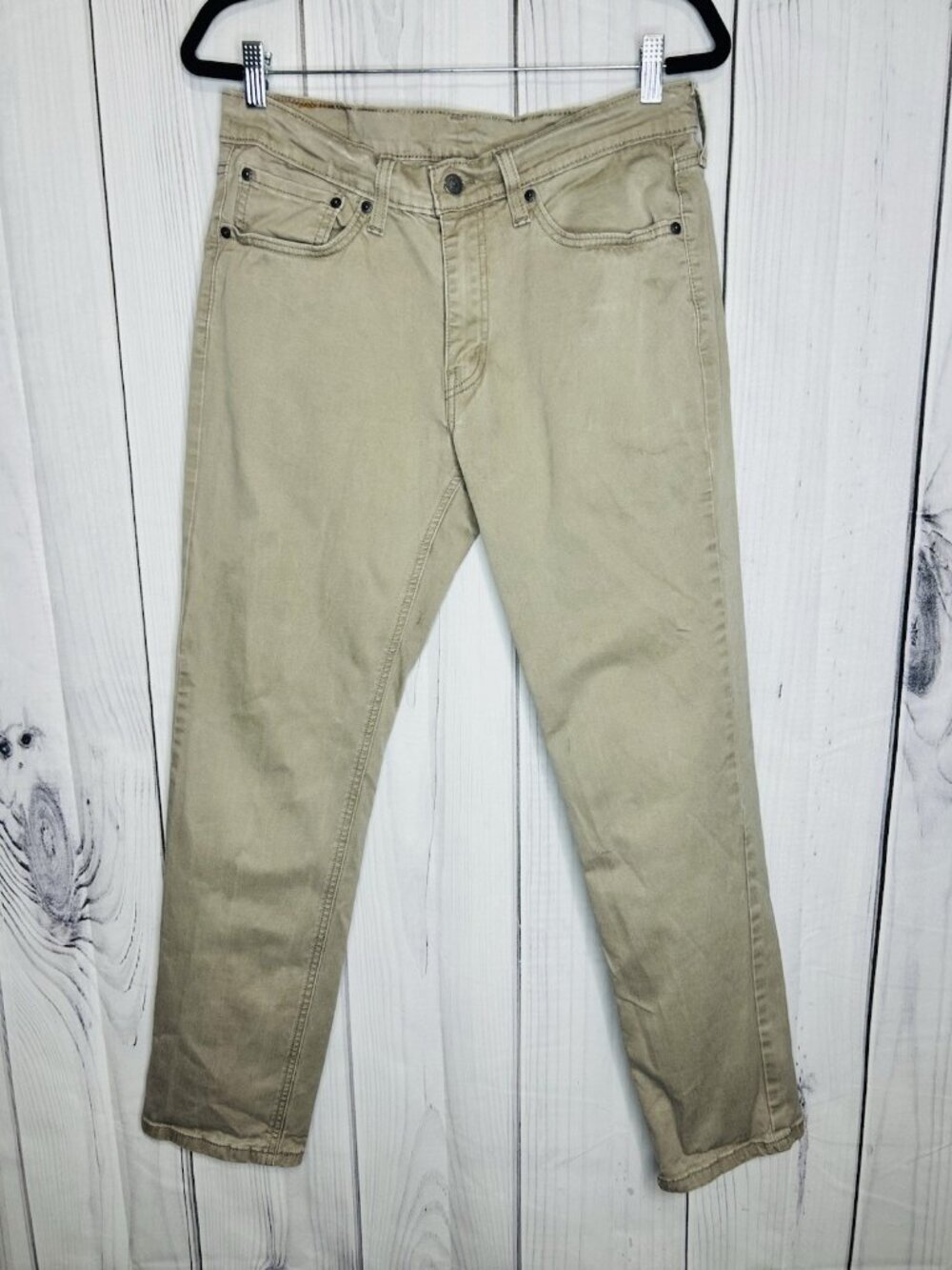 Levi's 541 Athletic Taper Pants Mens 32x32 Tan Khaki Stretch Twill